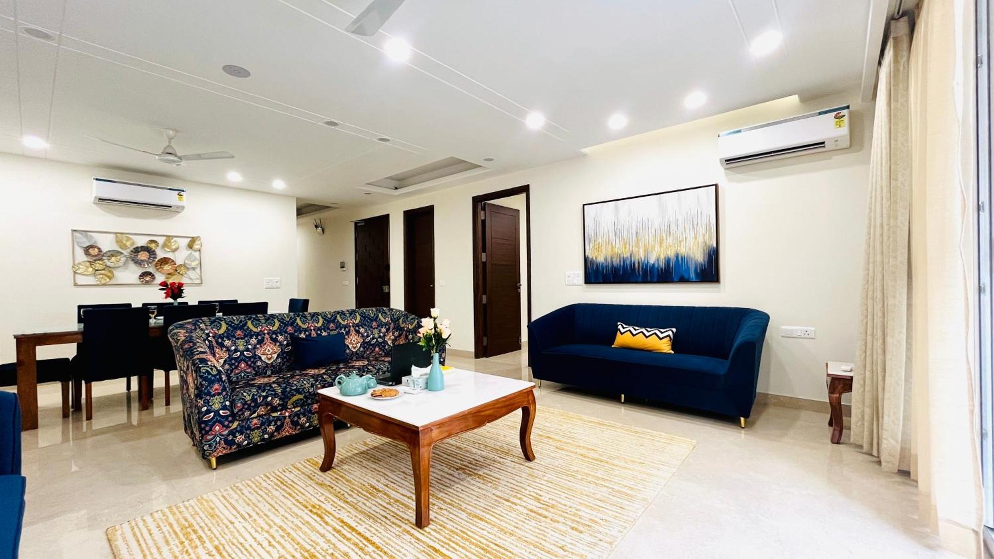 Apartment Bluo Modern 3Bhk Saket - Lift, Parking, Balcony